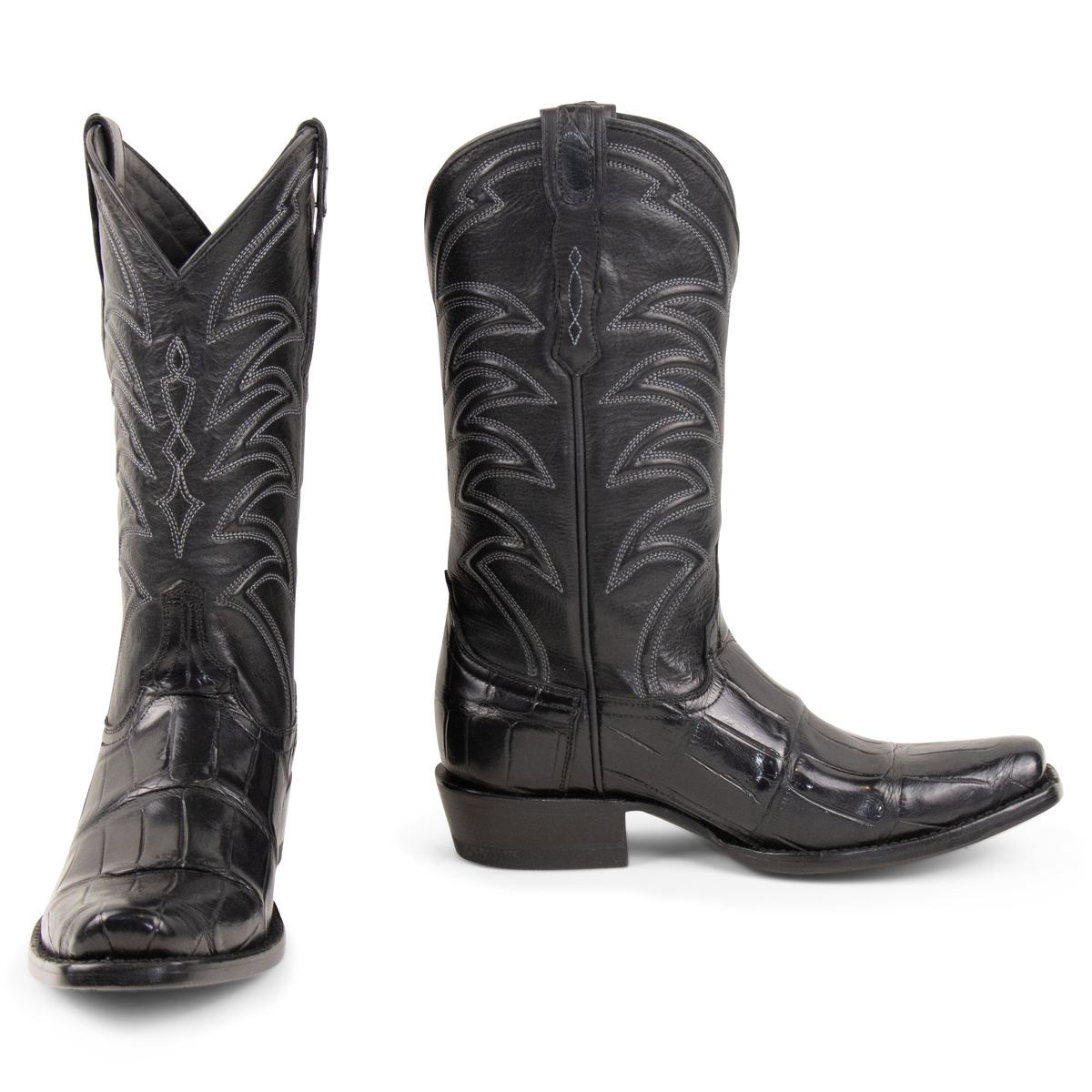 Alligator Black - Cutter Toe – La Ceiba Ranch