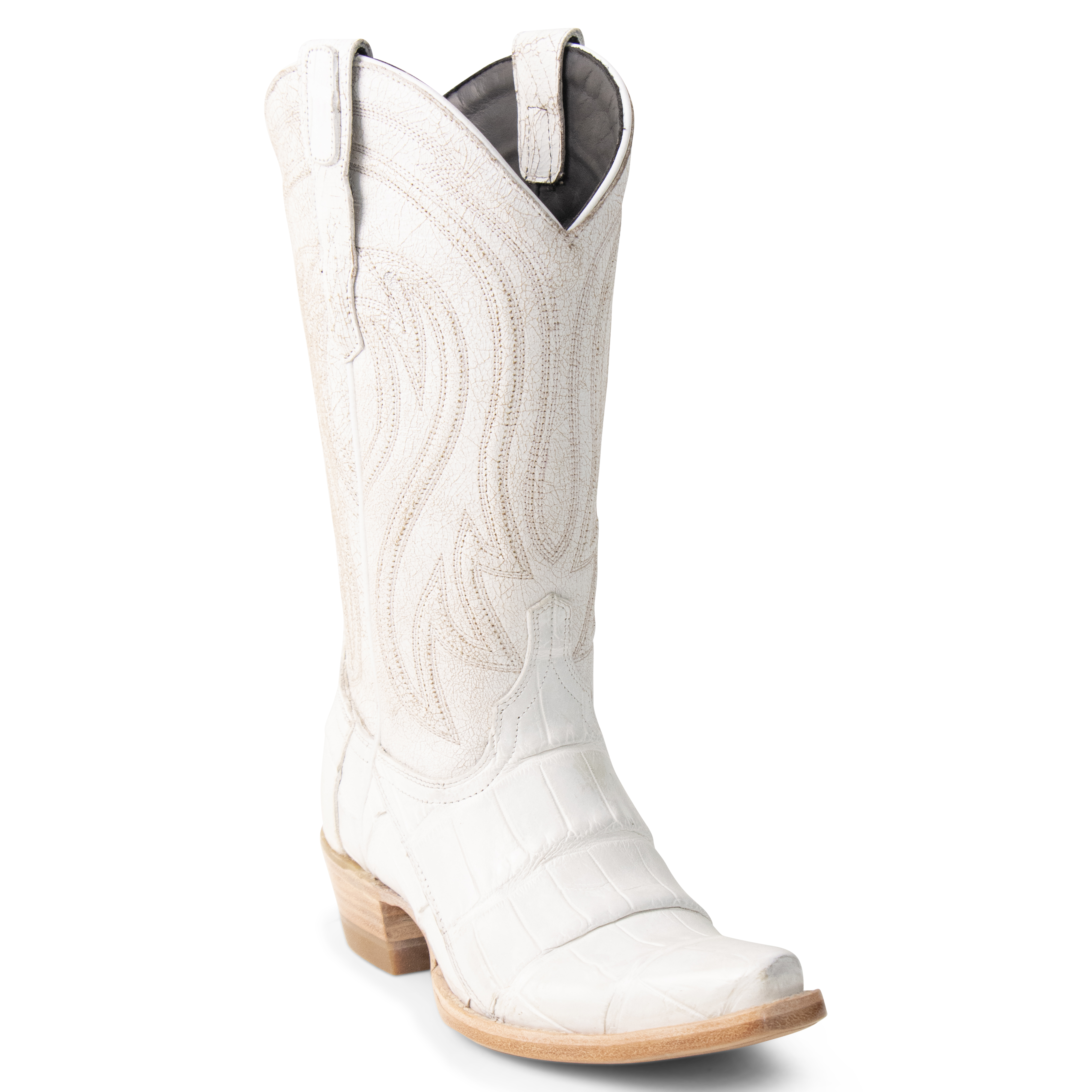 Alligator Bone - Pointed Toe