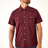 Burlebo Performance Western Shirt - Maroon