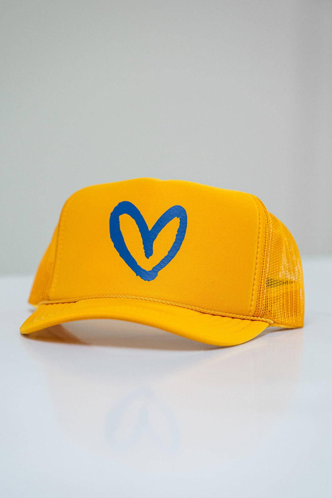 Imperfect Heart Trucker Hat - Classic Colorways: Navy/Red