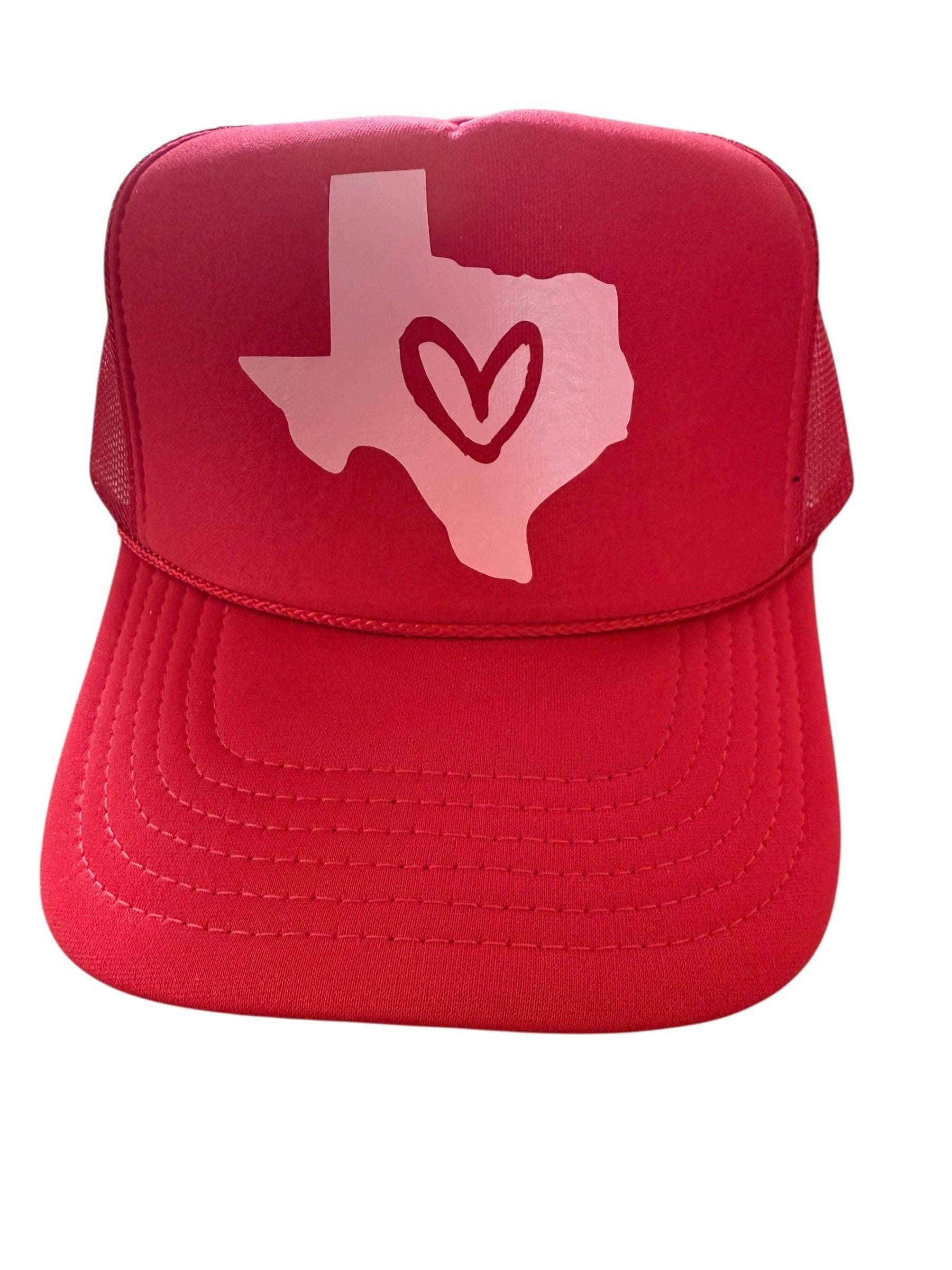 Heart of Texas Trucker: CAMO - PINK