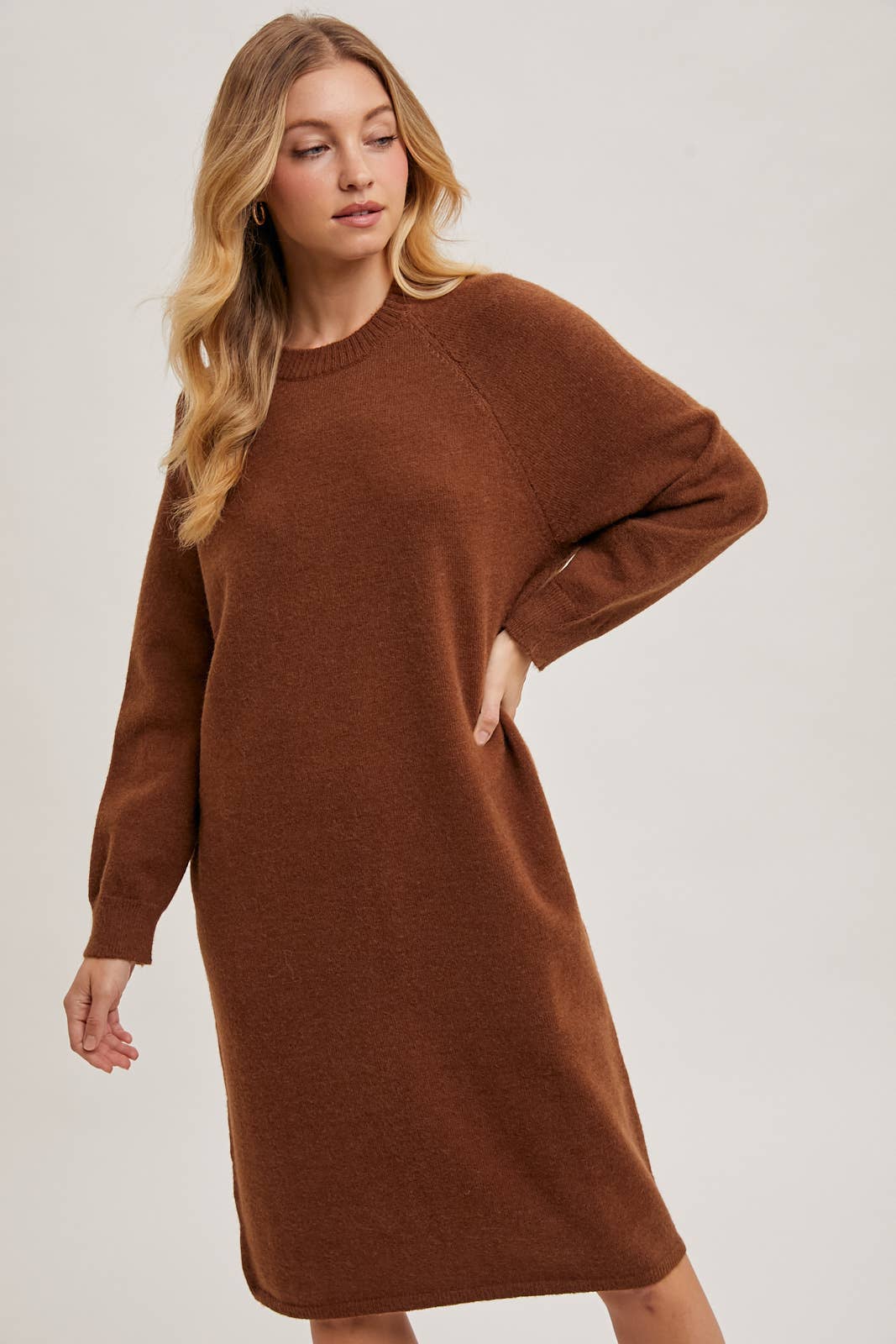 SWEATER MIDI DRESS