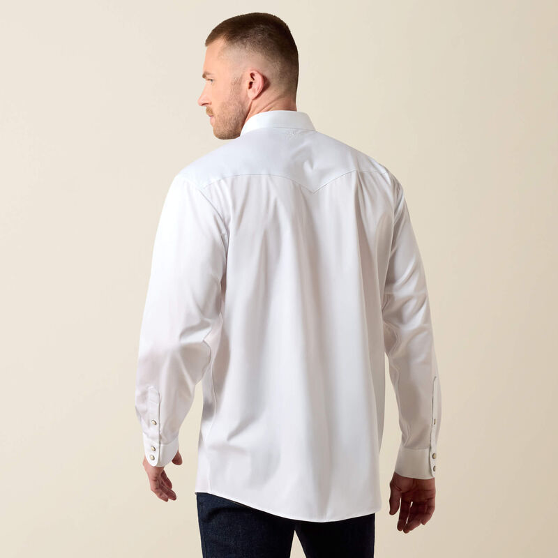 Ariat Lightweight Twill Classic Fit Shirt White