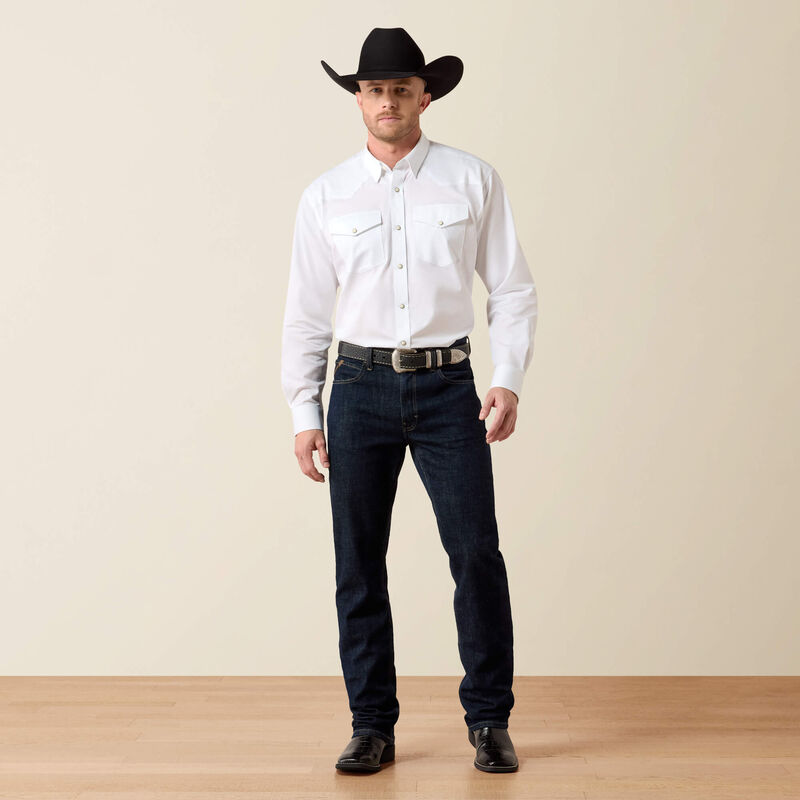 Ariat Lightweight Twill Classic Fit Shirt White
