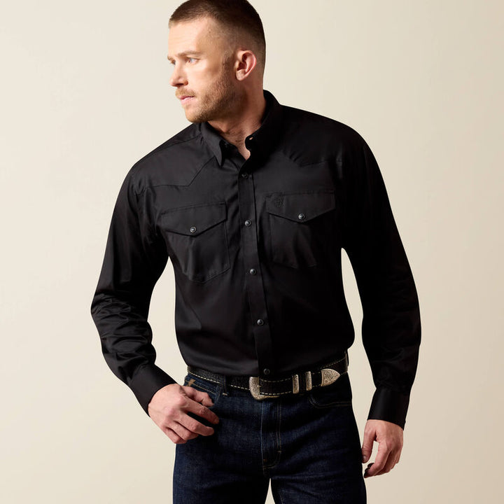 Ariat Lightweight Twill Classic Fit Shirt Black
