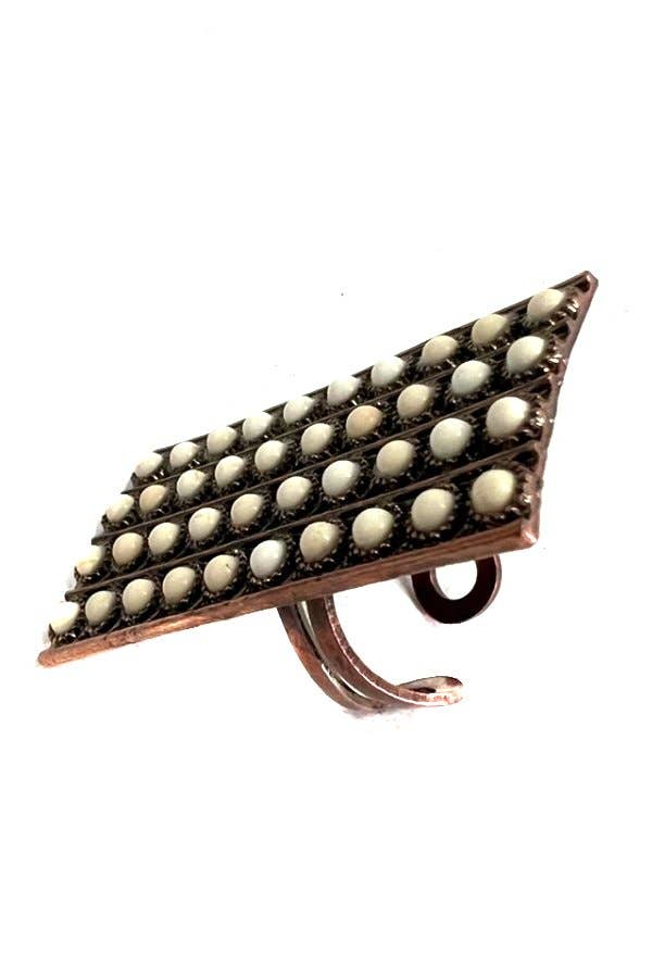 Western Cuff Ring: Turquoise
