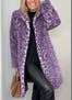 Leopard Print Faux Fur Coat
