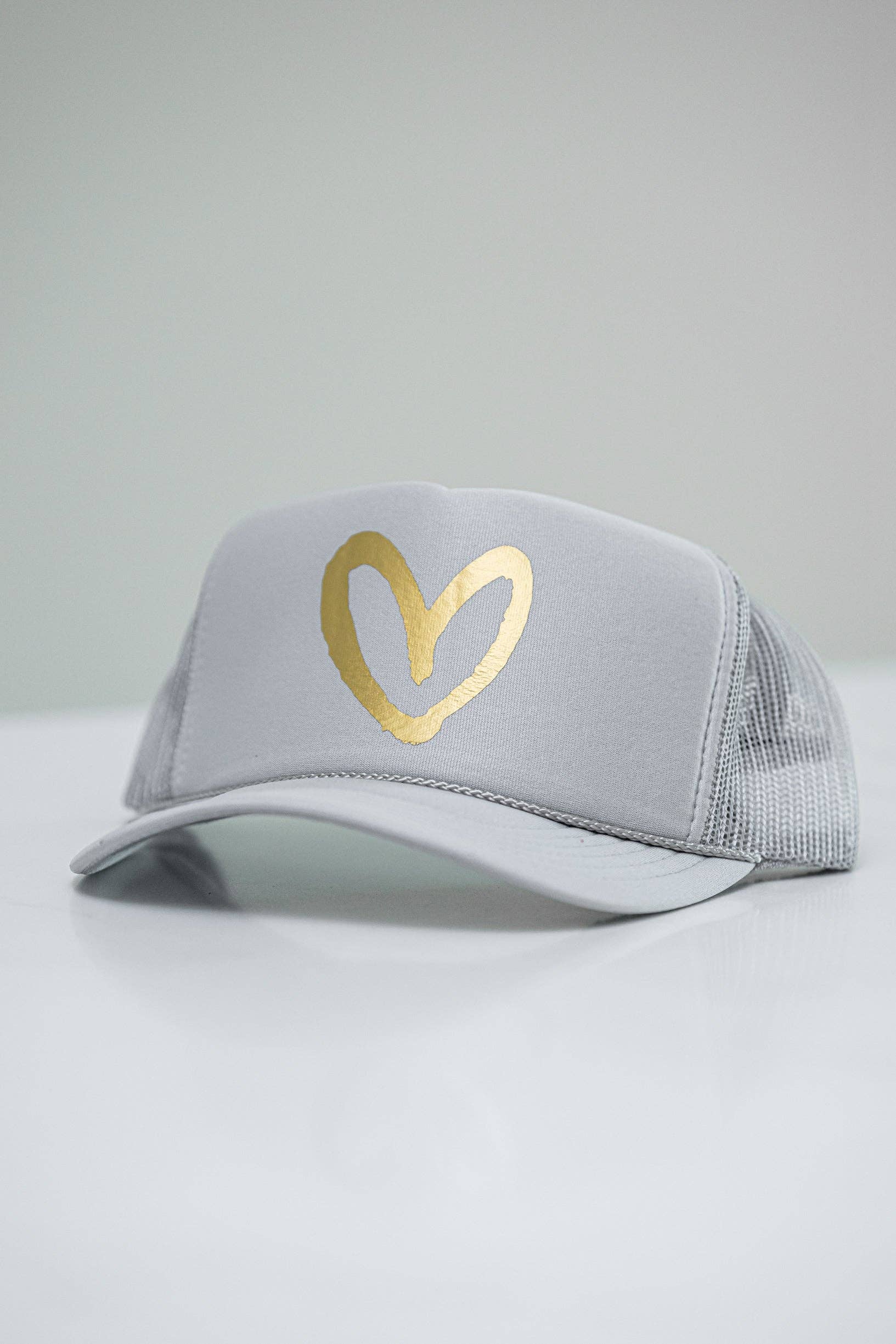 Imperfect Heart Trucker Hat - Classic Colorways: Navy/Red