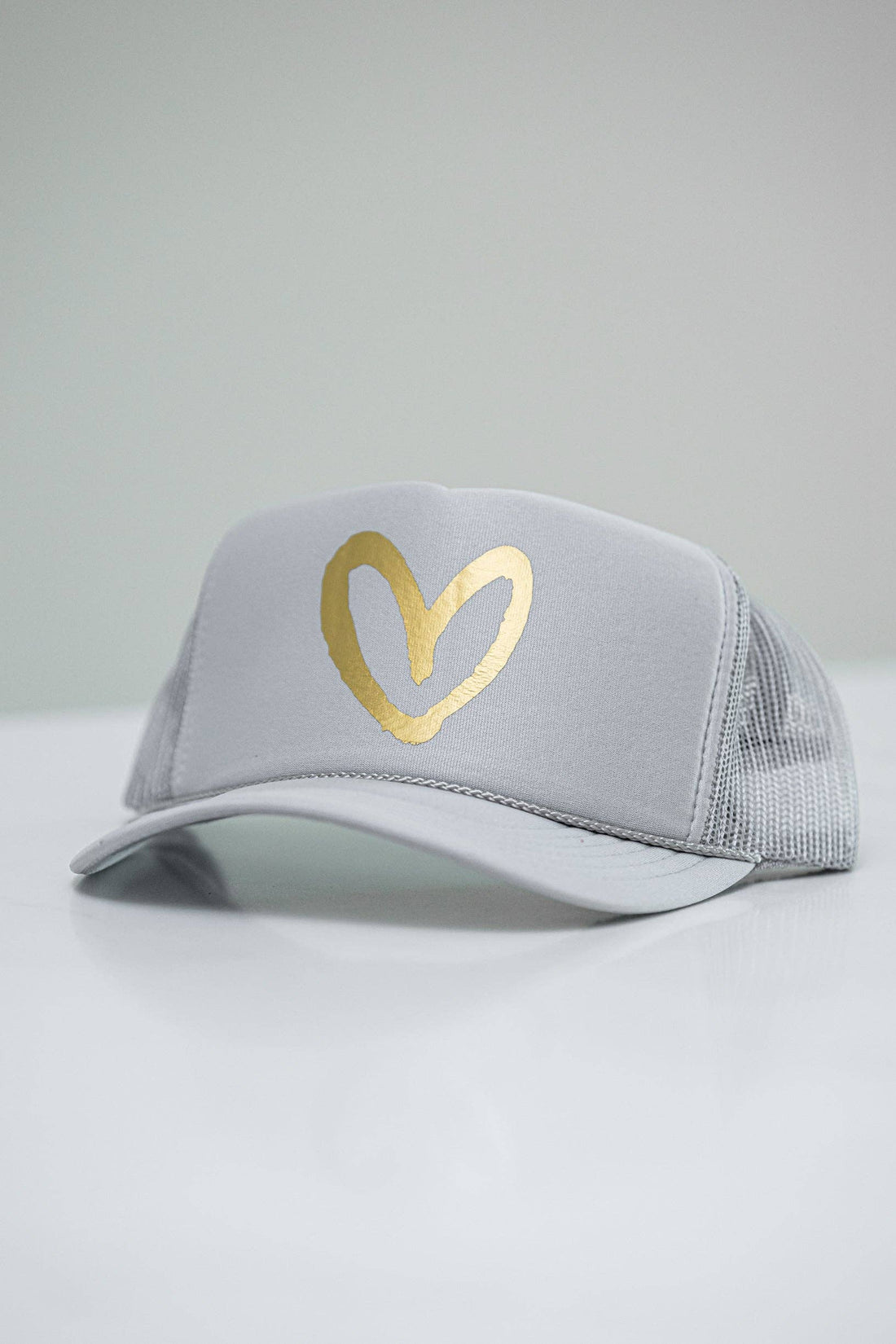 Imperfect Heart Trucker Hat - Classic Colorways: Navy/Red