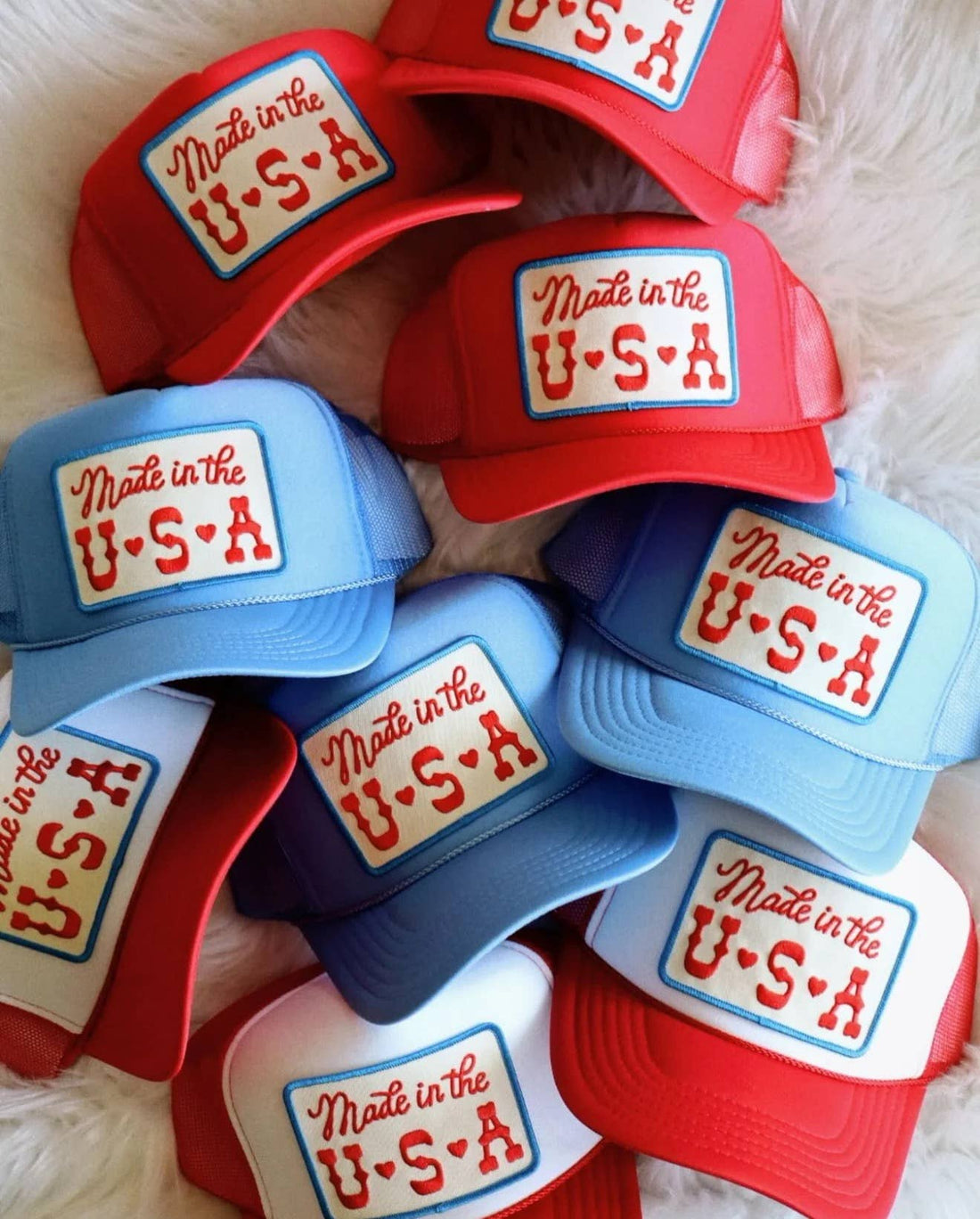 Made in the USA Patch Trucker Hat