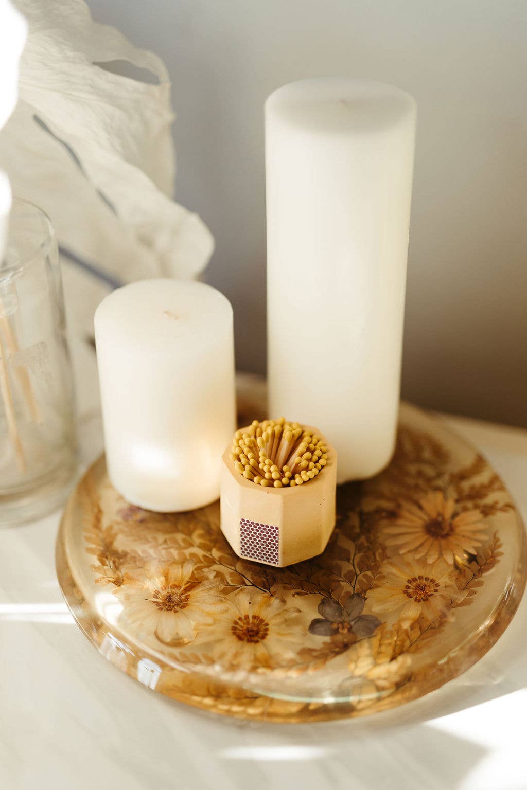 Concrete Match Holder – Modern Brights with 2-Inch Safety Matches
