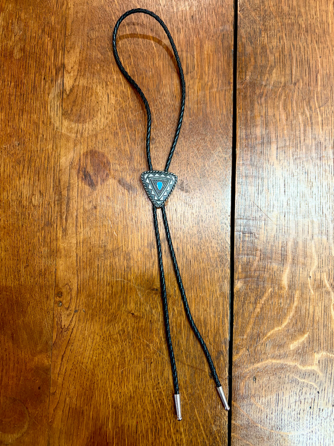 Turquoise Aztec Triangle Bolo