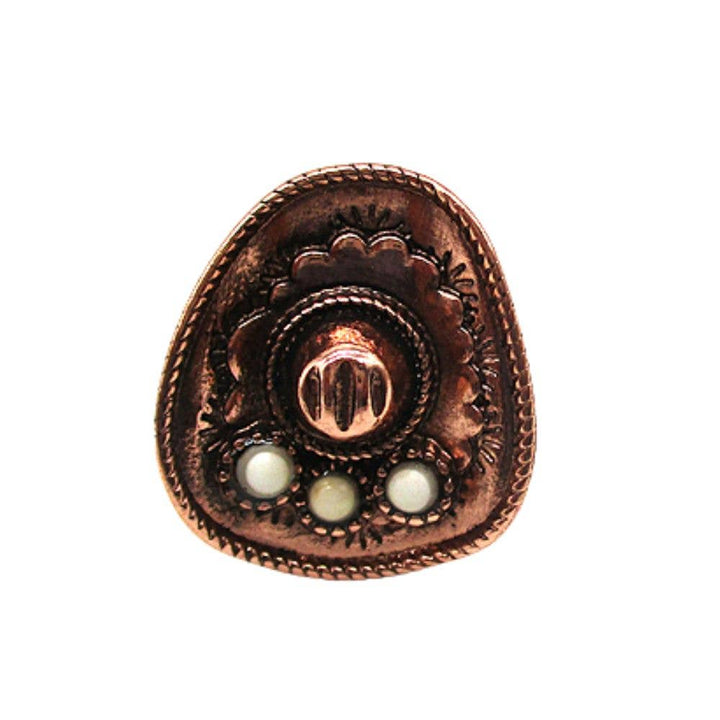 COWBOY HAT METAL RING, SR 0319: CBWT
