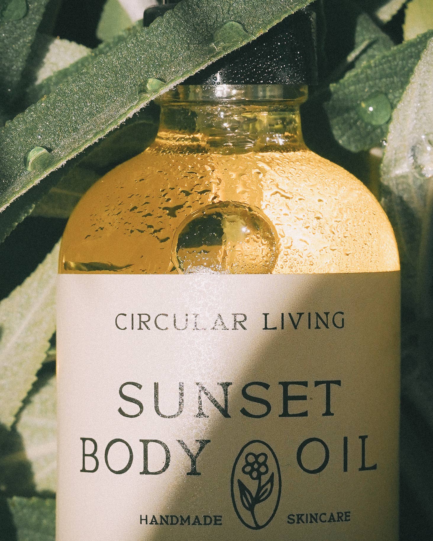 Sunset Body Oil, Clary Sage & Vetiver: Travel Size 2 fl oz