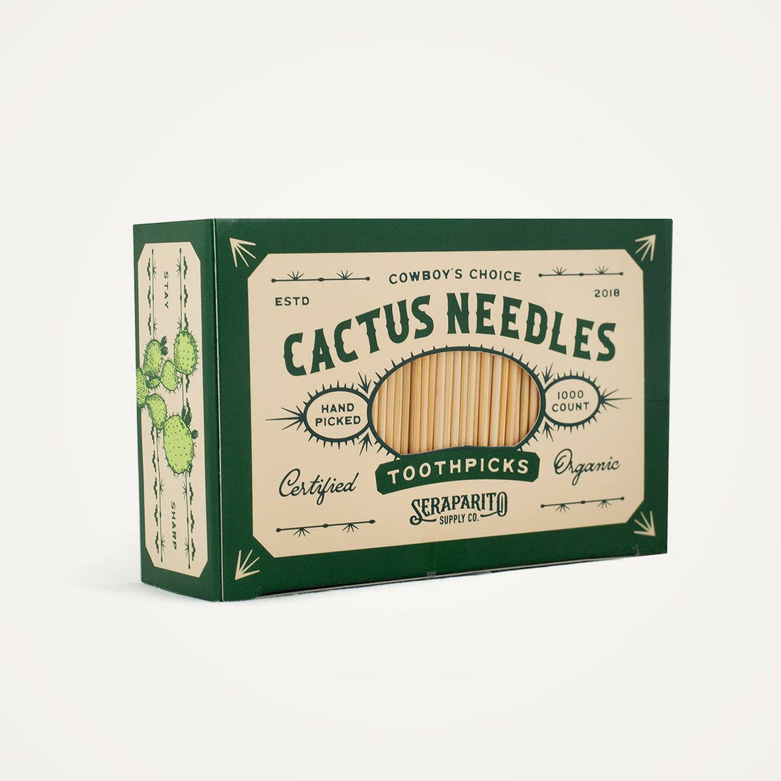 Cactus Needle Toothpicks Case