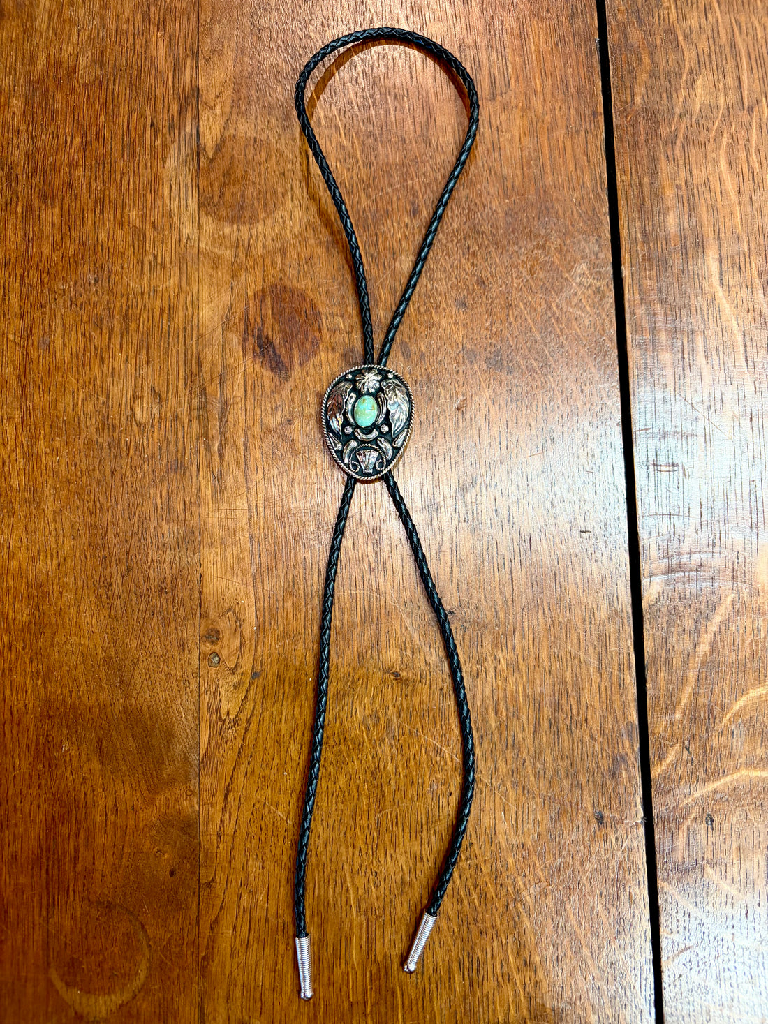 Oval Turquoise Stone Bolo