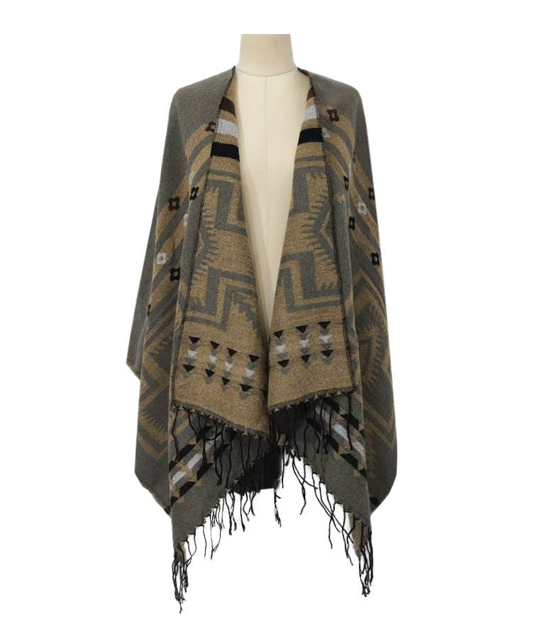 Wrap classic shawl: Navy