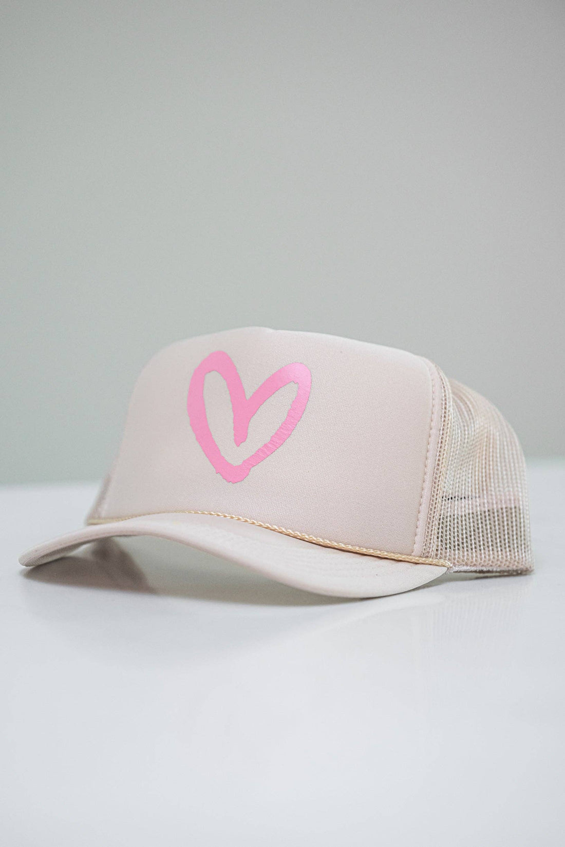 Imperfect Heart Trucker Hat - Classic Colorways: Navy/Red