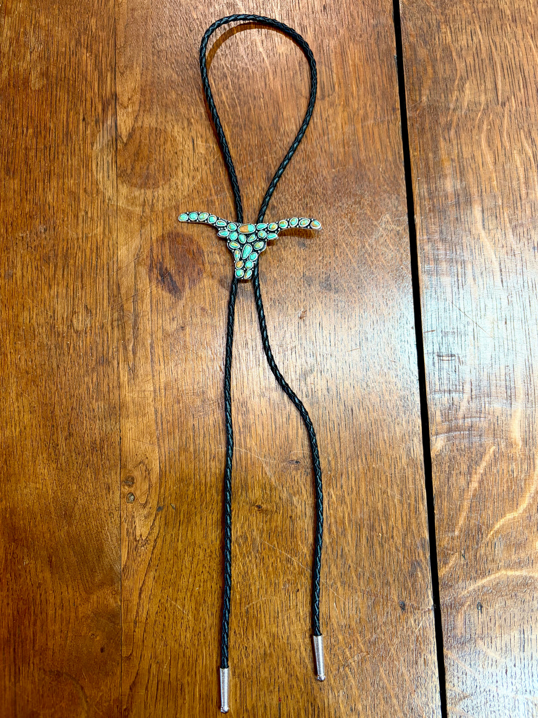 Turquoise Longhorn Bolo