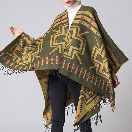 Wrap classic shawl: Navy