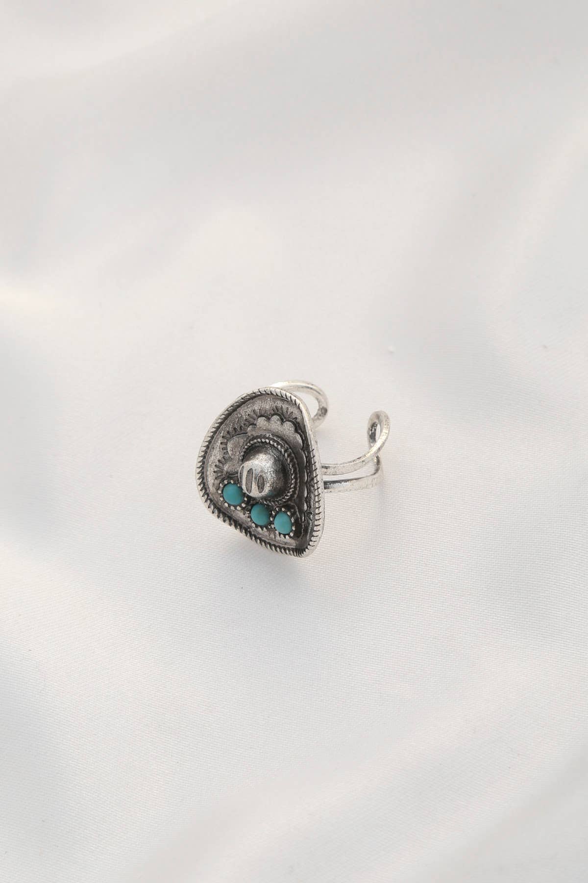 COWBOY HAT METAL RING, SR 0319: CBWT