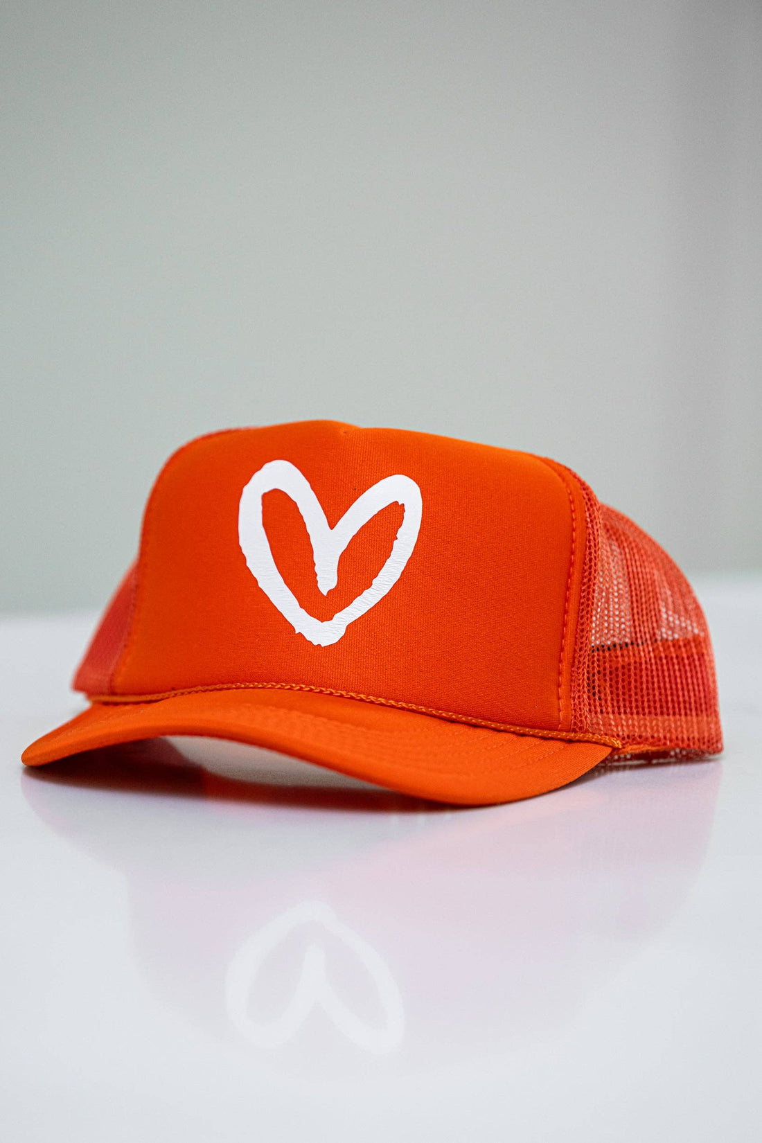 Imperfect Heart Trucker Hat - Classic Colorways: Navy/Red
