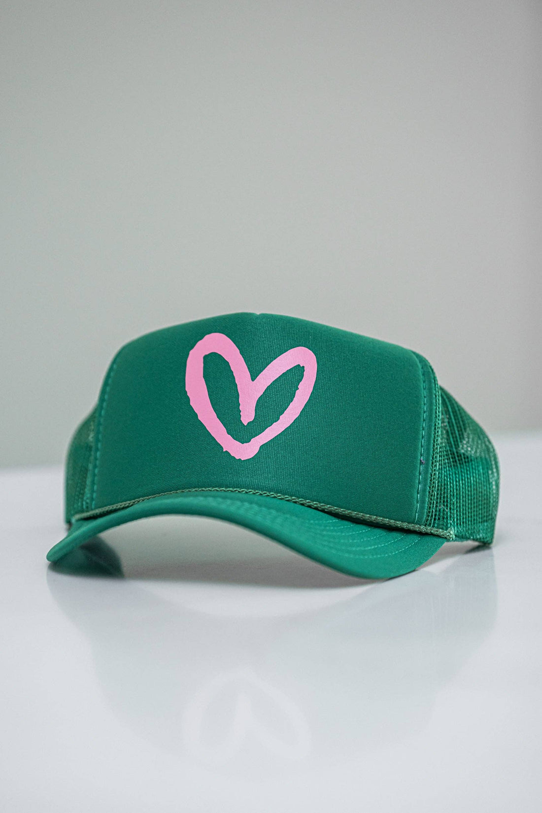 Imperfect Heart Trucker Hat - Classic Colorways: Navy/Red
