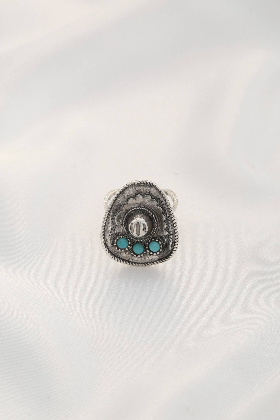 COWBOY HAT METAL RING, SR 0319: CBWT