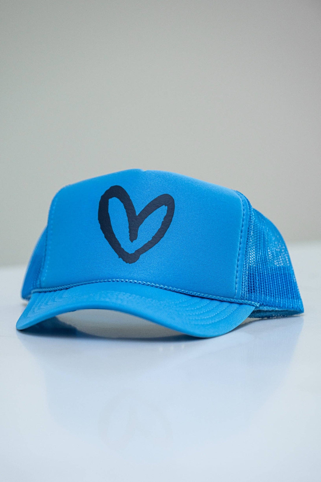 Imperfect Heart Trucker Hat - Classic Colorways: Navy/Red