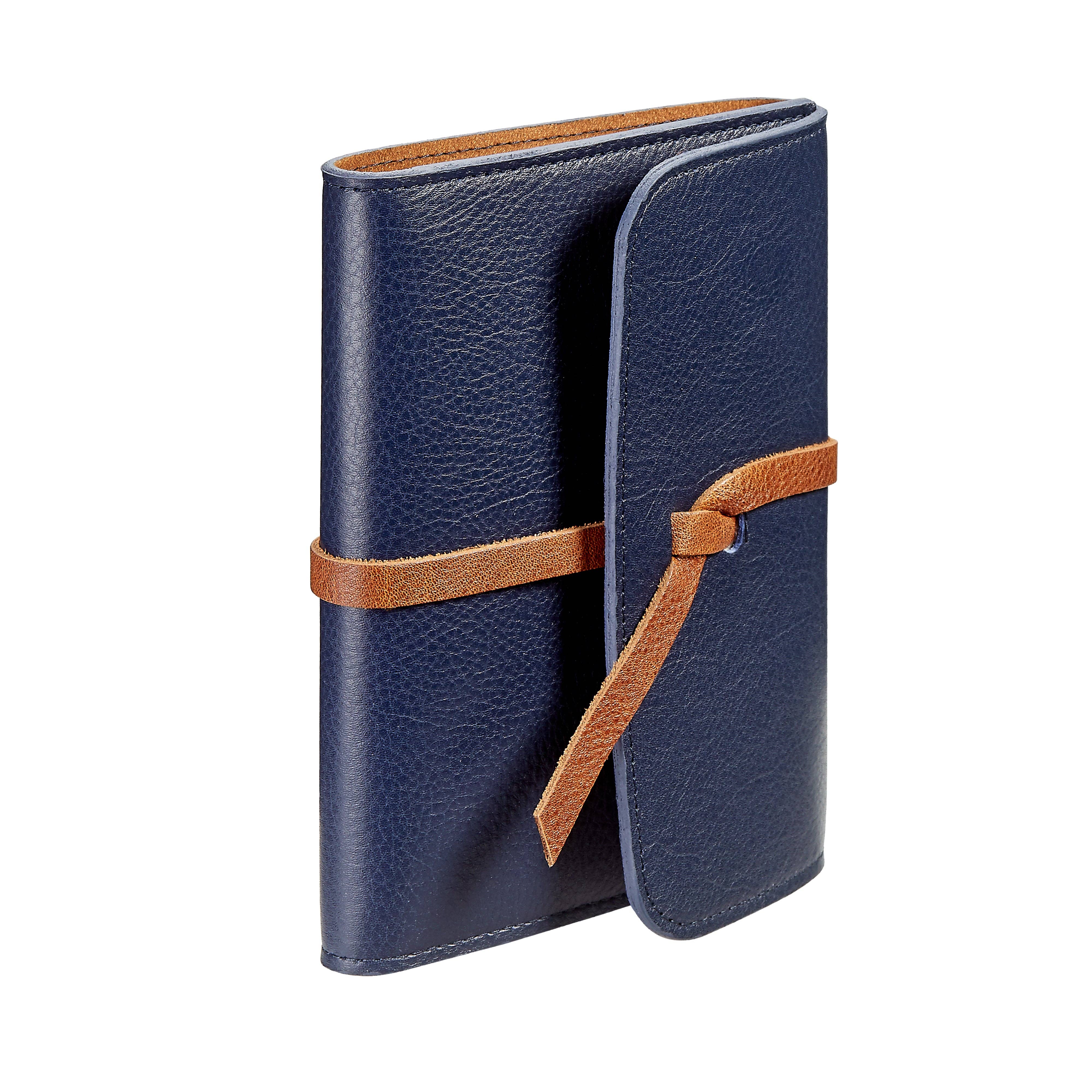 7" Leather Wrapped Refillable Journal