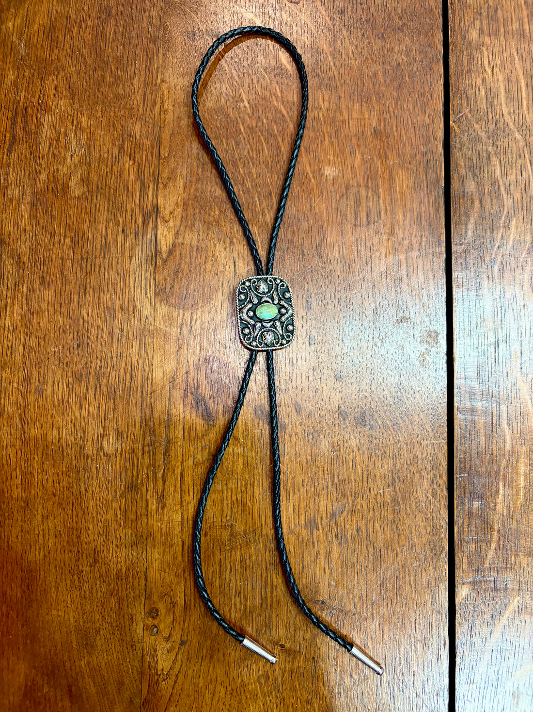 Silver with turquoise Bolo