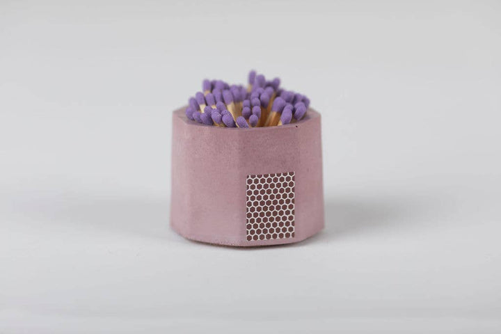 Concrete Match Holder – Modern Brights with 2-Inch Safety Matches