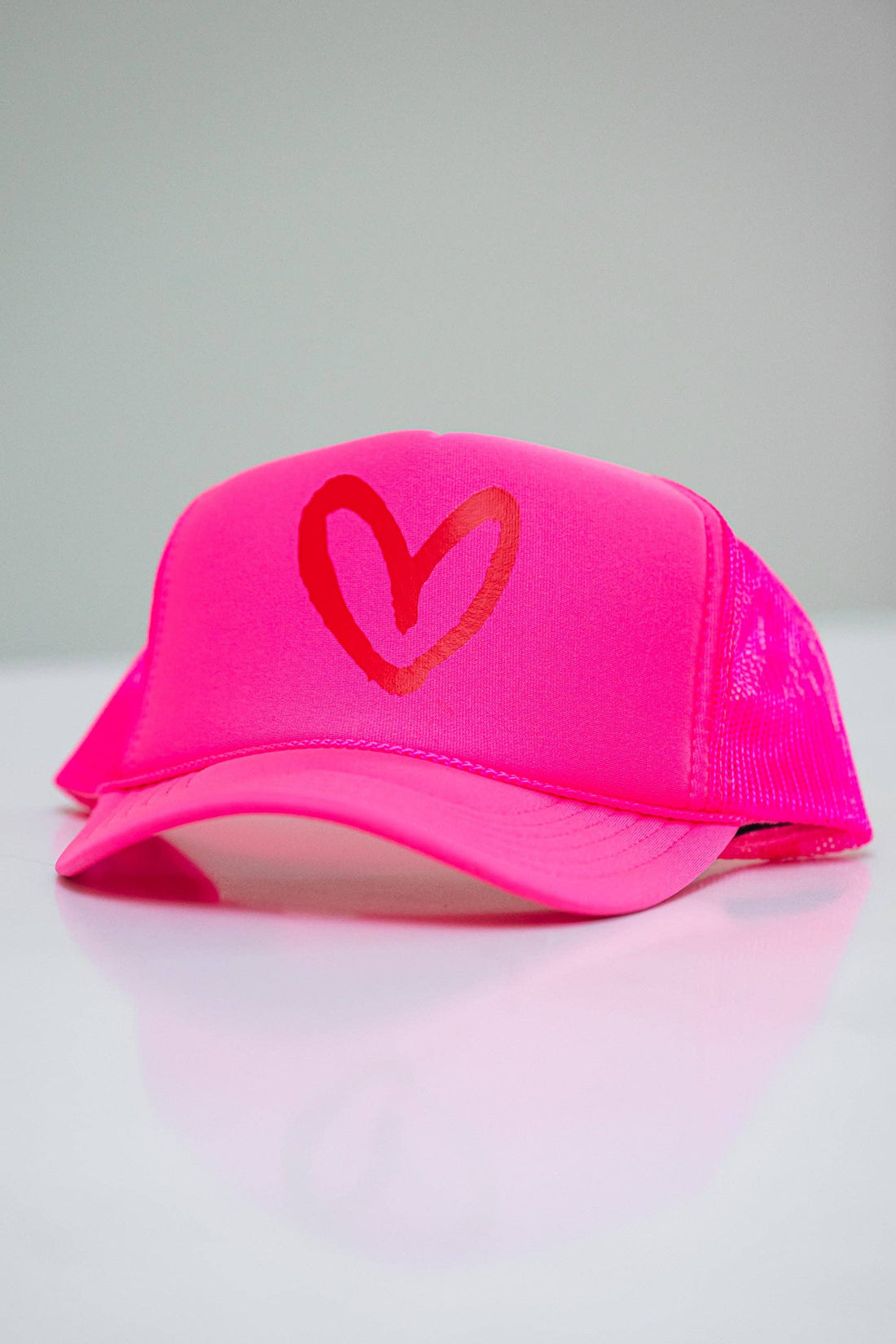 Imperfect Heart Trucker Hat - Classic Colorways: Navy/Red
