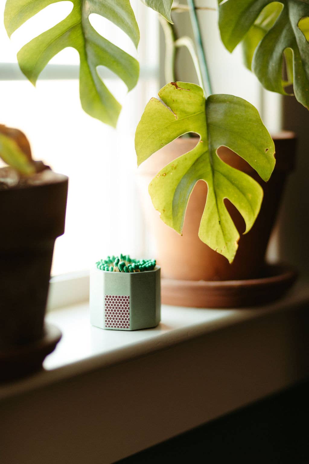 Concrete Match Holder – Modern Brights with 2-Inch Safety Matches