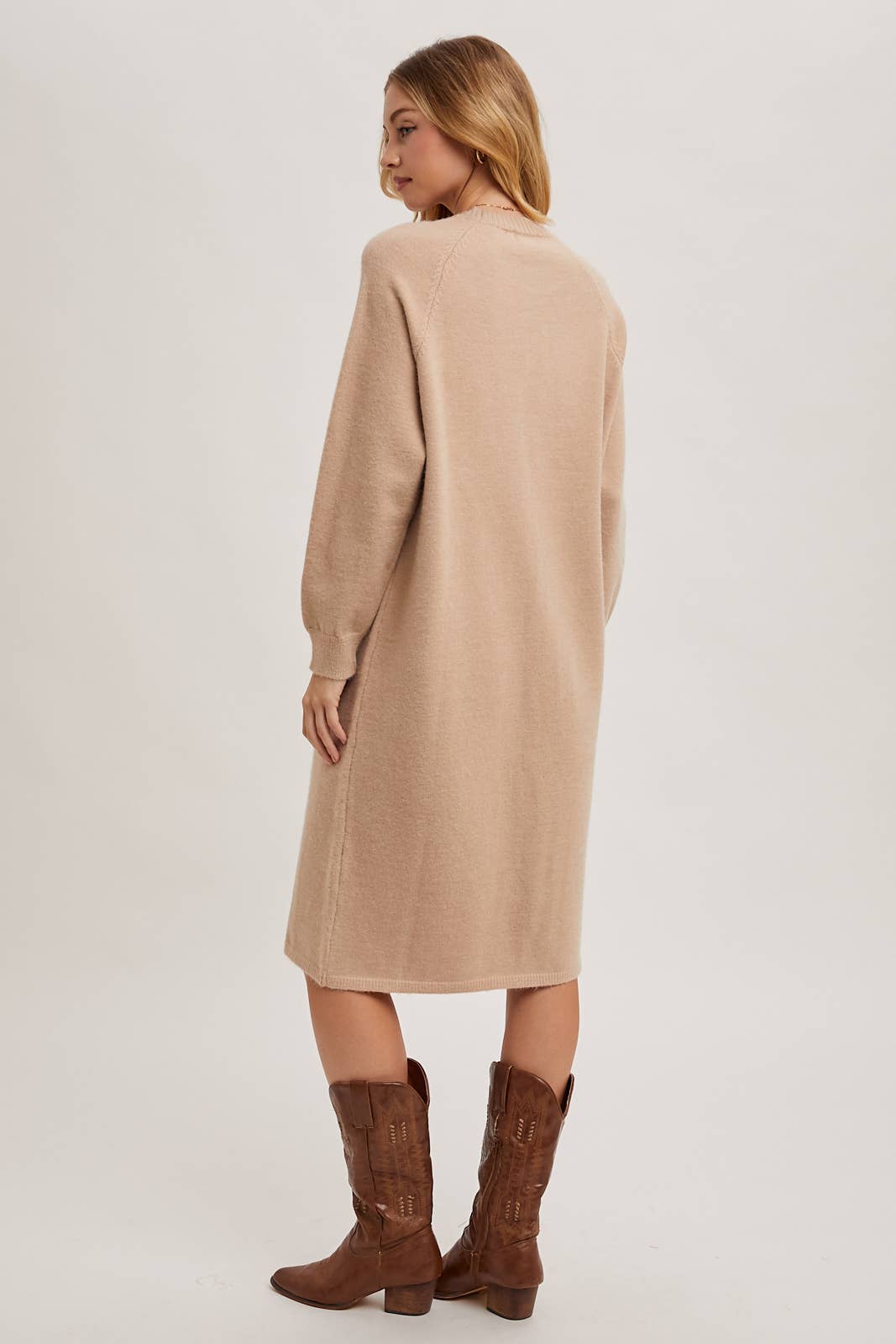SWEATER MIDI DRESS