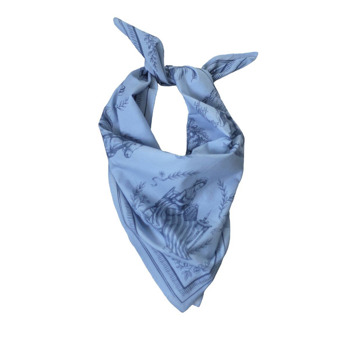 Ladies of 1776 Bandana | American Patriotic Bandana Blue