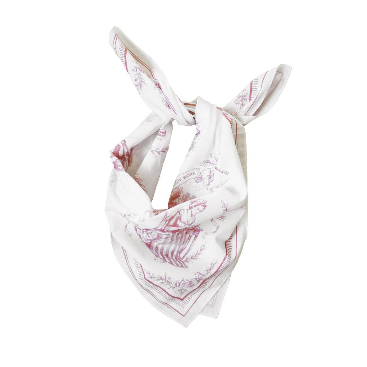 Ladies of 1776 Bandana | American Patriotic Bandana Rose Red
