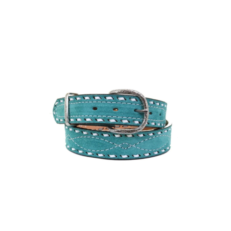 B1220 - Turquoise Suede Belt