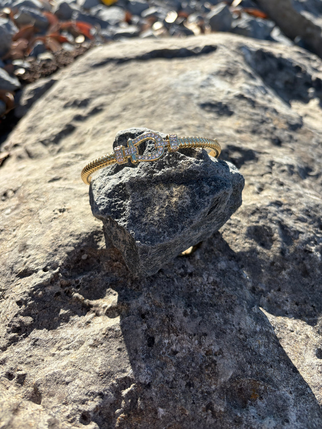 Rhinestone Horse Tack Bracelet