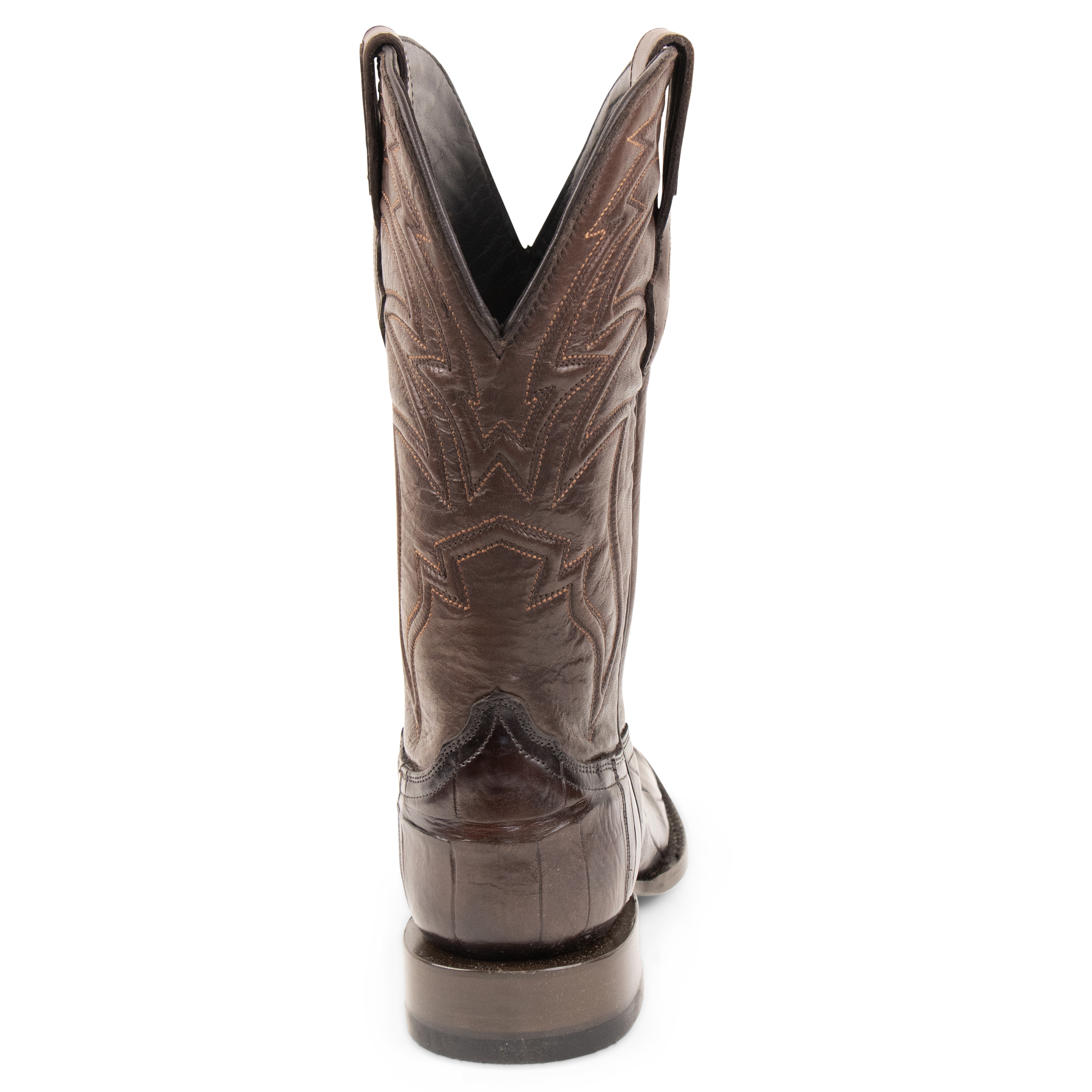Alligator Brown - Square Toe