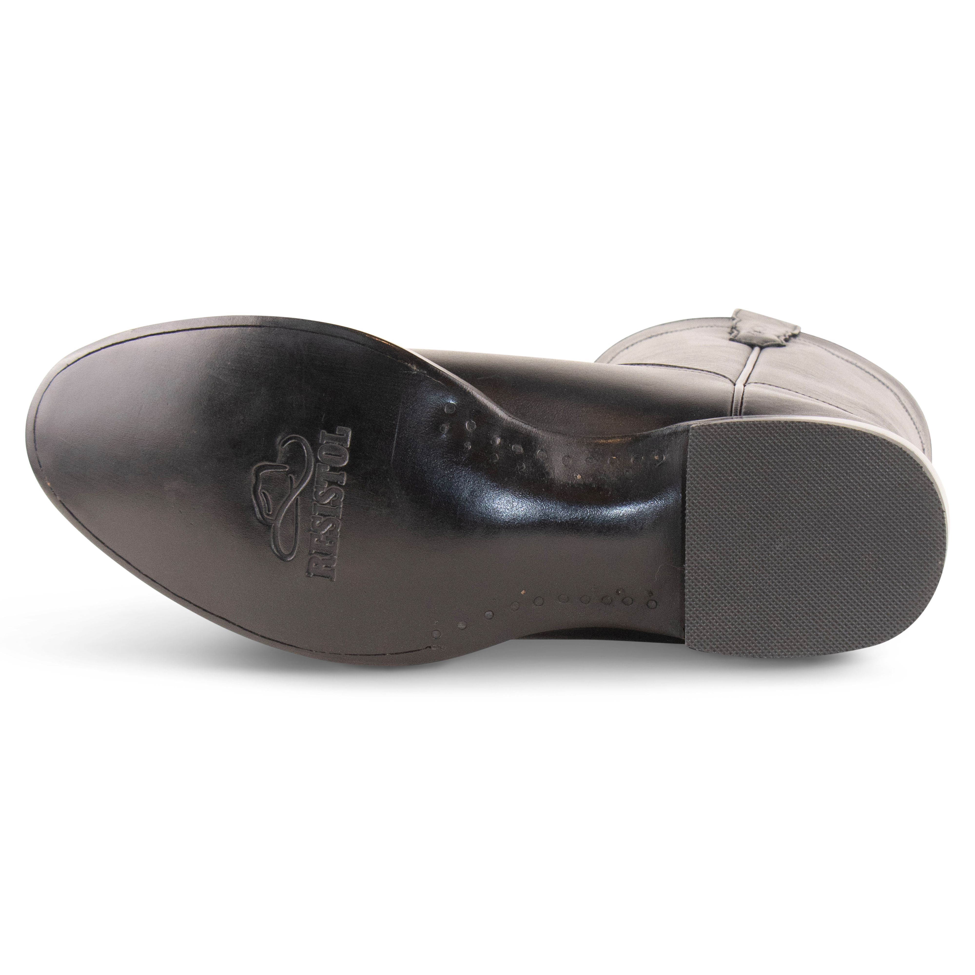 Jersey Cowhide Black - Roper Toe