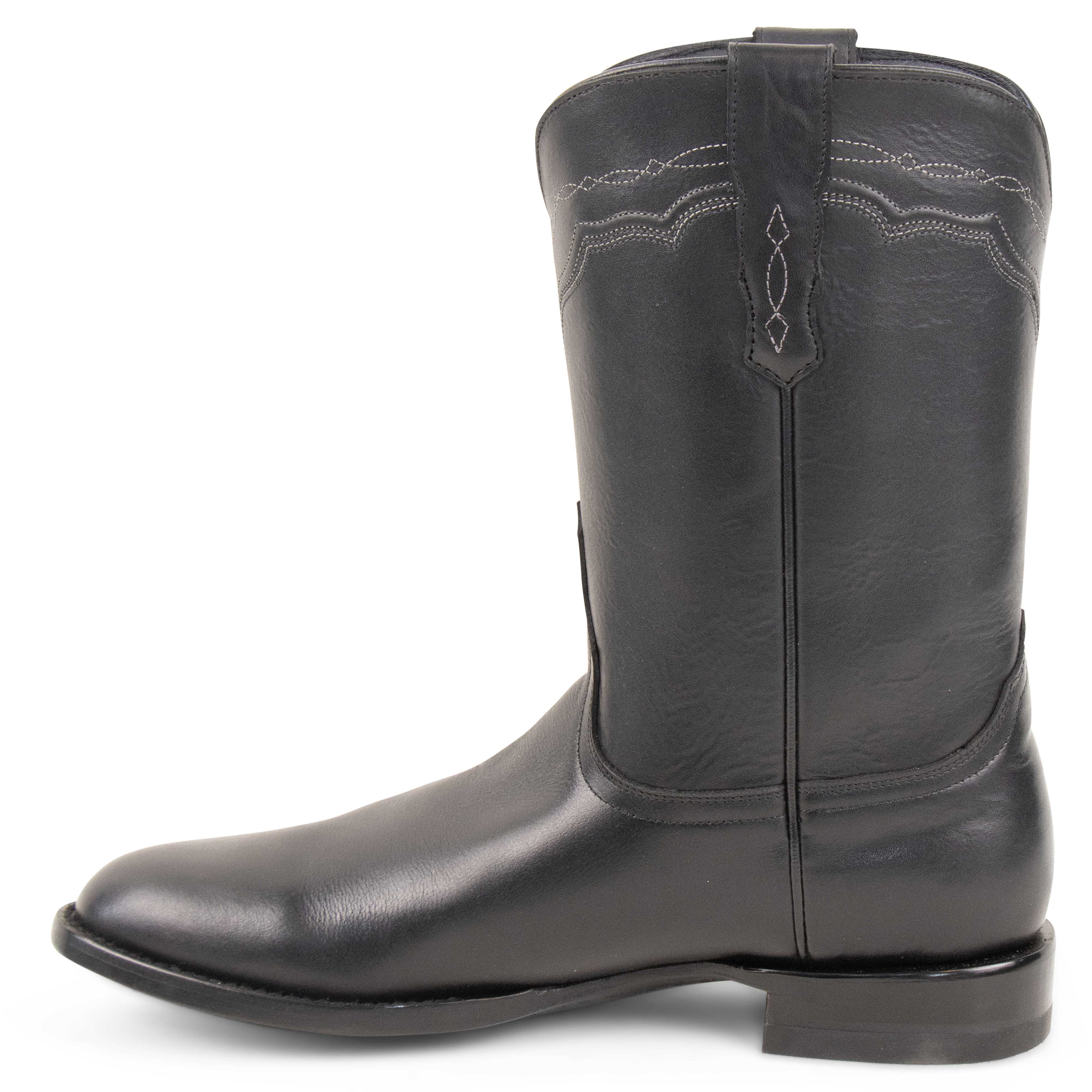 Jersey Cowhide Black - Roper Toe