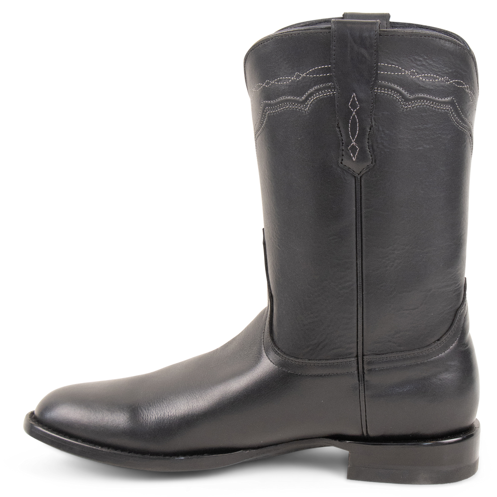 Jersey Cowhide Black - Roper Toe