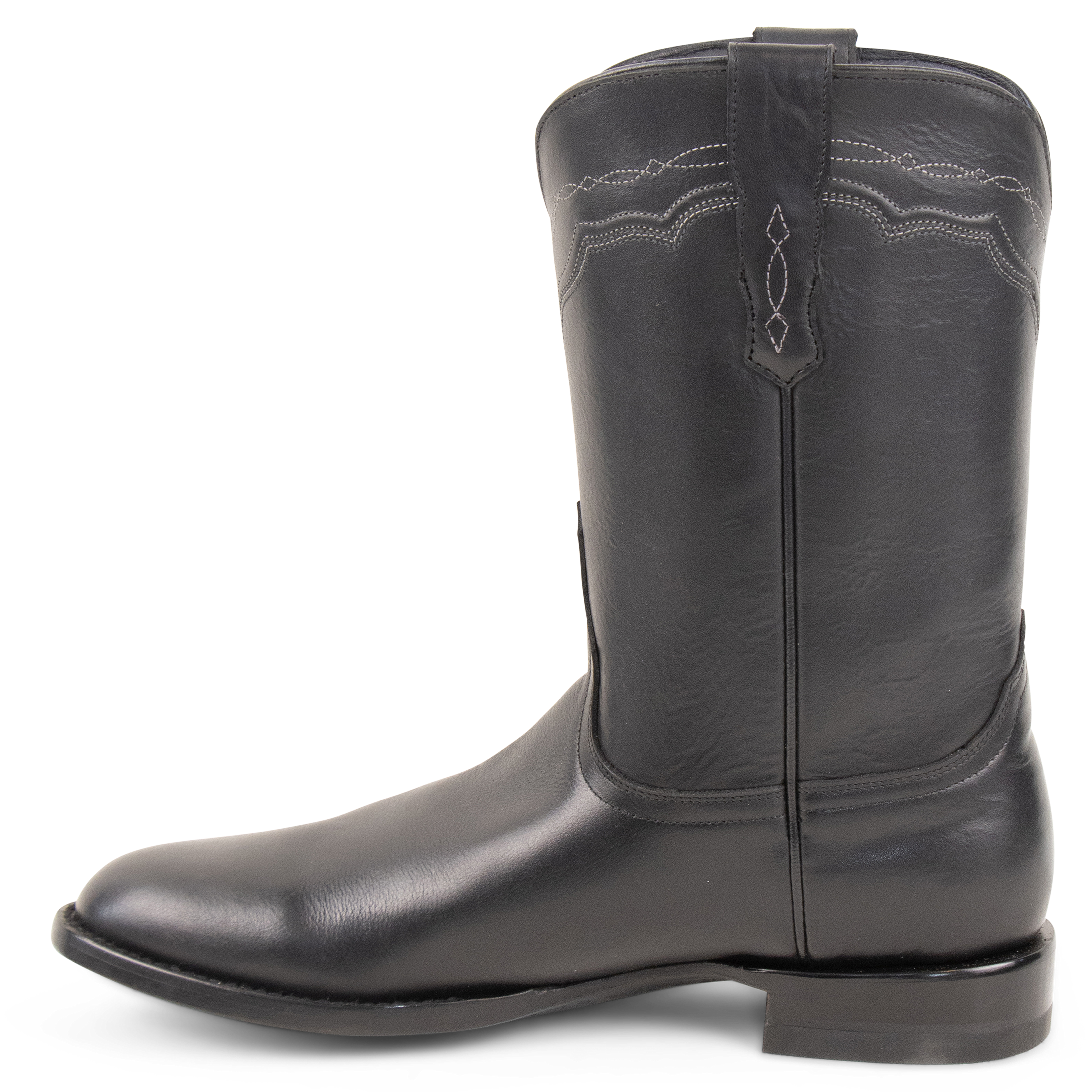 Jersey Cowhide Black - Roper Toe
