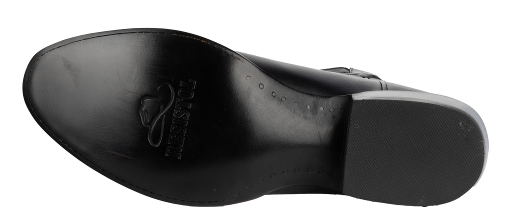 Jersey Cowhide Black - Round Toe