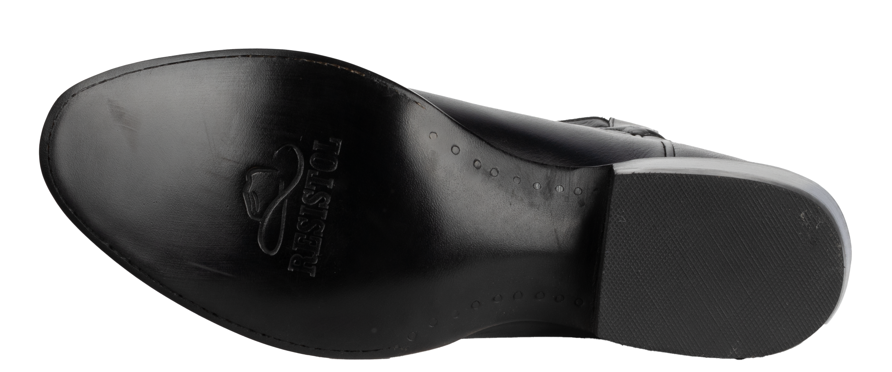 Jersey Cowhide Black - Round Toe