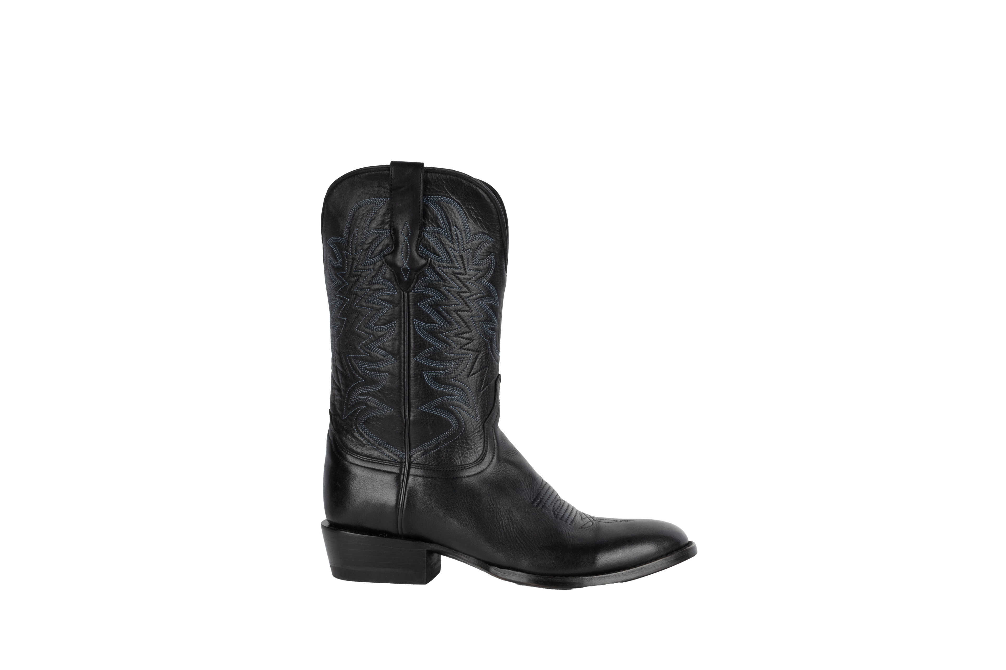 Jersey Cowhide Black - Round Toe