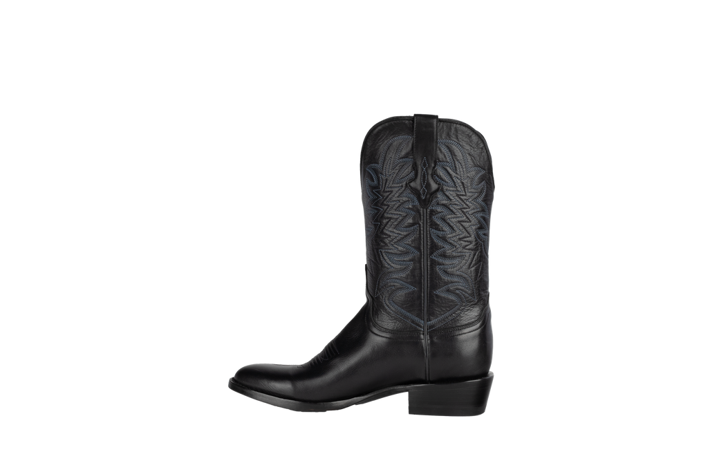 Jersey Cowhide Black - Round Toe