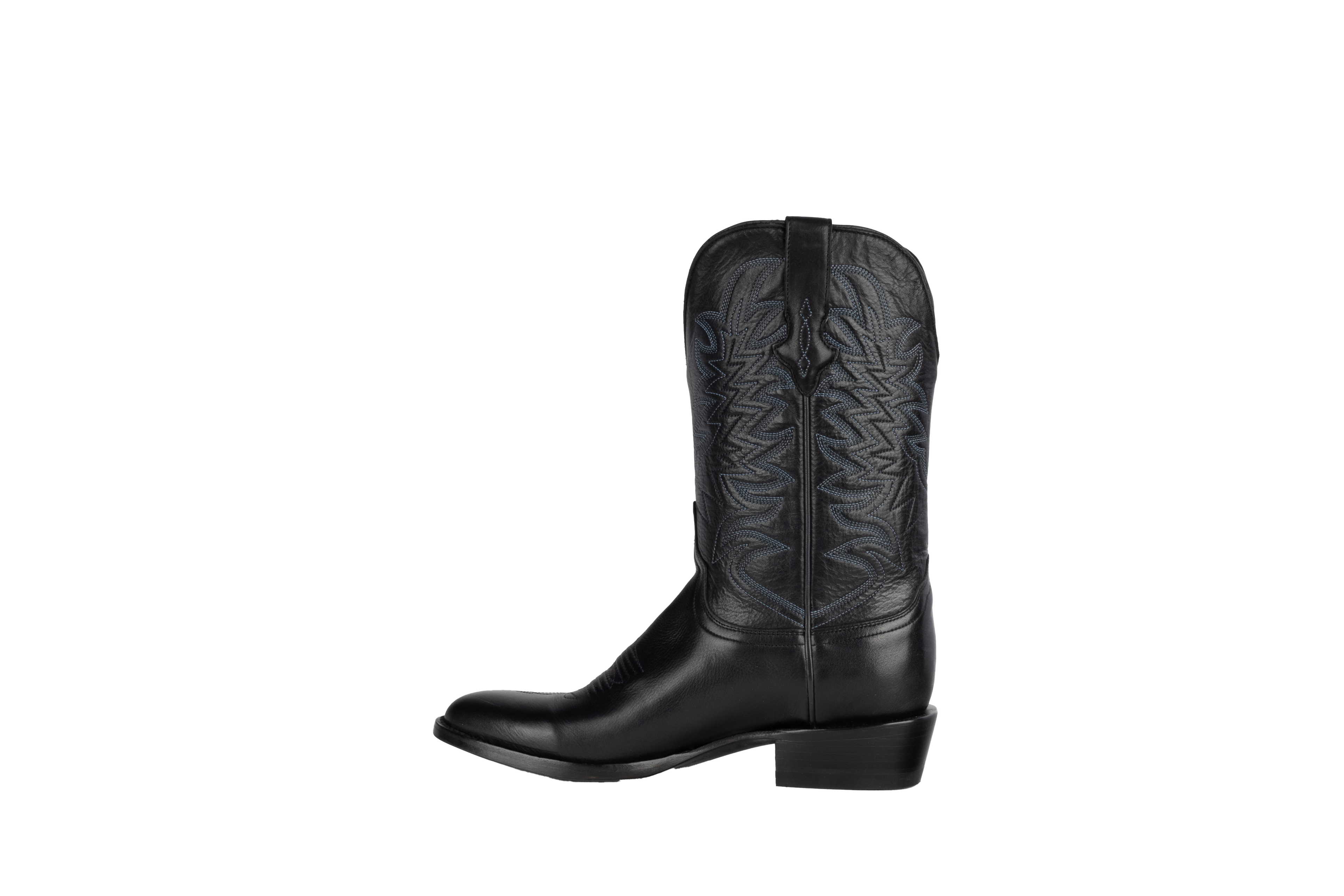 Jersey Cowhide Black - Round Toe