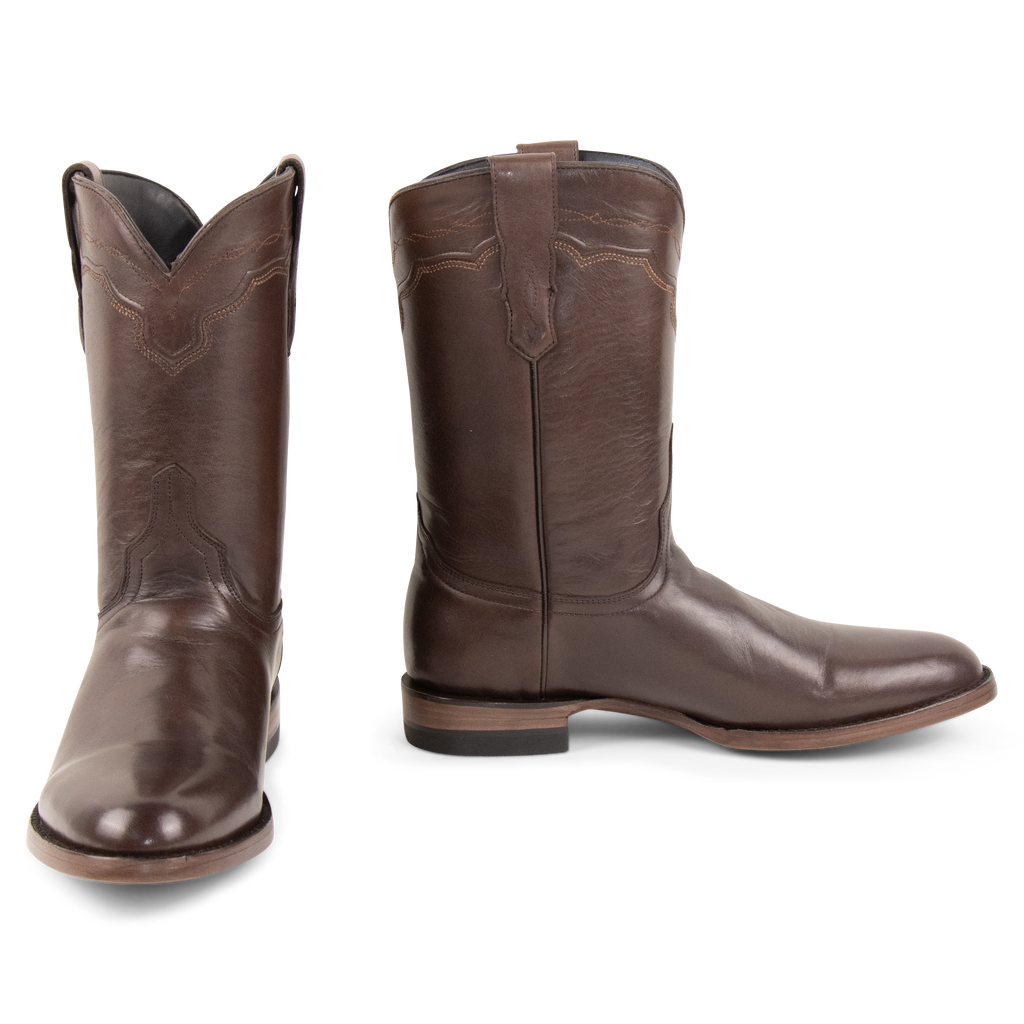 Jersey Cowhide Brown - Roper Toe
